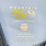 women Mountain Hardwear Wool Blend Full Zip Blue Jacket M