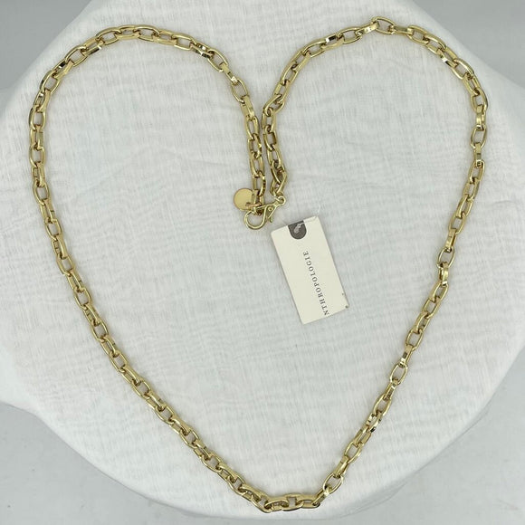women Anthropologie NWT Chain Gold Belt