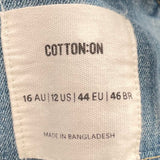 women Cotton On Denim Blue Dress 12