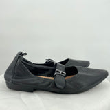 women Linea Paolo Leather Mary Jane Ballet Flats Black Shoes 7