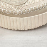 women Dolce Vita Dannis Platform Sneaker Natural/Cream Shoes 9M