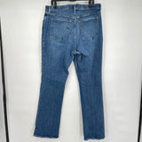 women Abercrombie & Fitch 70s Vintage High Rise Flare Blue Jeans 33/16L