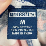 unisex Freedom 76 Stars and Stripes Knit Romper Red White & Blue Jumpsuit/Romper M