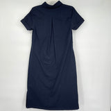women Chadwicks Cotton Shirtdress Navy Blue Dress 6