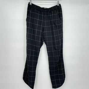 women Marine Layer Grid Check Allison Pant Black Pants XS