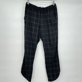 women Marine Layer Grid Check Allison Pant Black Pants XS