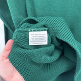 men Rain Swetter NWT Vintage Water Repellant Pullover Green Sweater S