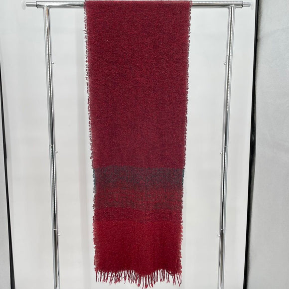 unisex Kerry Woolen Mills Made in Ireland Red Scarf 15.5