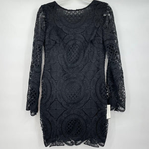 women Alexia Admor NWT Lace Mini Black Dress M