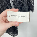 women Alexia Admor NWT Lace Mini Black Dress M