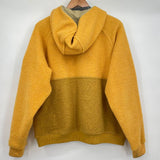 women Outdoor Voices Mega Fleece 1/2 Zip Hoodie Tumeric Jacket L