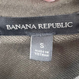 men Banana Republic Heavyweight Knit Shirt Jacket Olive Green Jacket S