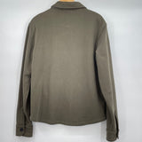 men Banana Republic Heavyweight Knit Shirt Jacket Olive Green Jacket S