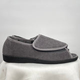 men Soft Nest NWT Memory Foam Slippers Gray Shoes 12