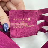 women Savage X Fenty NWT Shimmer Plunge Bra Magenta Pink Intimates/Sleepwear 38DD