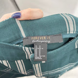 women Forever 21 Plaid Trousers Hunter Green Pants M
