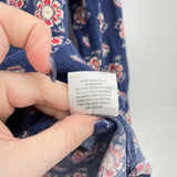 women Pink Republic Boho Print Blue Top S