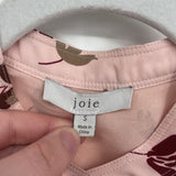 women Joie Floral Print Blouse Pink Top S