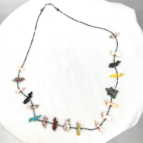 Zuni Fetish Necklace Jewelry