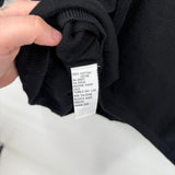 women Calvin Klein Cotton Deep V Neck Black Sweater XS
