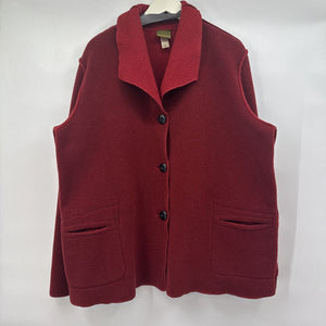 women Maralyce Ferree Fleece Red Jacket XL