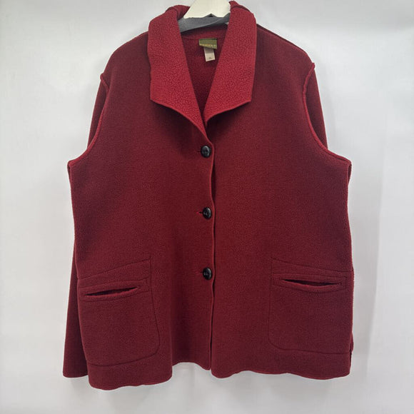women Maralyce Ferree Fleece Red Jacket XL