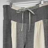 women Ace & Jig Striped Harem Pants Cream and Black Pants