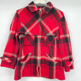 women Ralph Lauren Plaid Cruiser Coat Red Coat 4