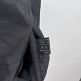 men leather works Leather Vest Black Woven Top M