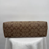 women Coach City Zip Tote Bag Brown Purse
