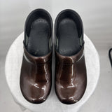 women Dansko Leather Clogs Bronze Shoes 40/9