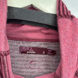 women Prana Lucia Mock Neck Wool Blend Rose Sweater S