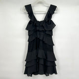 women Bardot Babylon Ruffles & Lace Dress Black Dress 6