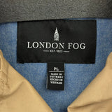 women London Fog Hooded Belted Trench Khaki Coat L Petite