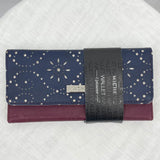 women Miche NWT Uptowner Wallet Navy Purple Purse