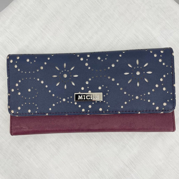 women Miche NWT Uptowner Wallet Navy Purple Purse