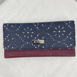 women Miche NWT Uptowner Wallet Navy Purple Purse