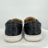 women Bueno Denmark Leather Sneakers Black White Shoes 37/6.5