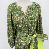 women Tuckernuck NWT Maxi Green Foilage Dress S