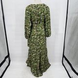 women Tuckernuck NWT Maxi Green Foilage Dress S