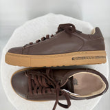 women Birkenstock Leather Sneaker Brown Shoes 36/5