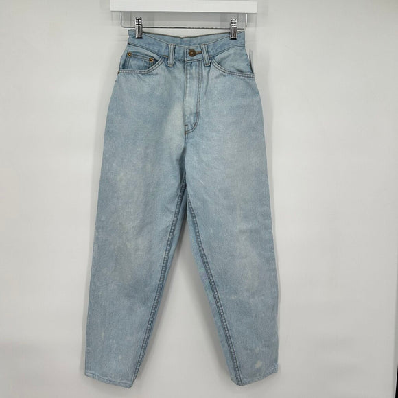 women Bell Vintage Tapered Blue Jeans 00