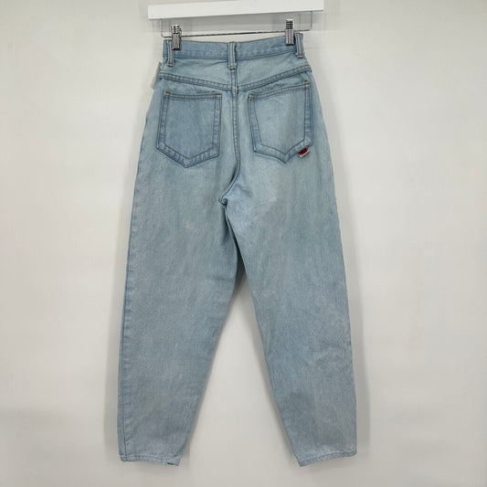 women Bell Vintage Tapered Blue Jeans 00