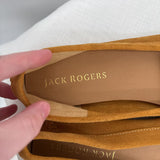 women Jack Rogers NWOT Millie Suede Mocassins Tan Shoes 9.5