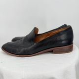 women Madewell Frances Leather Loafers Black Shoes 8.5