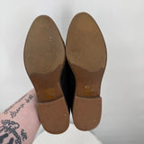 women Madewell Frances Leather Loafers Black Shoes 8.5