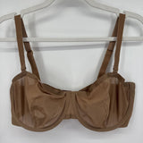 women Cuup Mesh Balconette Bra Taupe Intimates/Sleepwear 36F