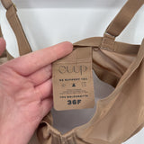 women Cuup Mesh Balconette Bra Taupe Intimates/Sleepwear 36F