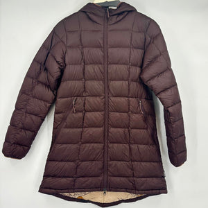 women REI Down Parka Purple Coat S
