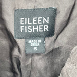 women Eileen Fisher Quilted Silk Brocade Grayish Brown Jacket S